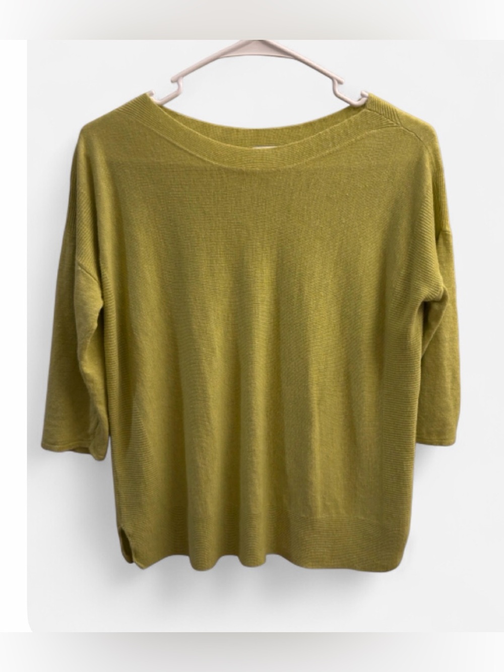 J. Jill Petite Linen Blend Sweater Top Size S Petite. In olive 🫒 color.